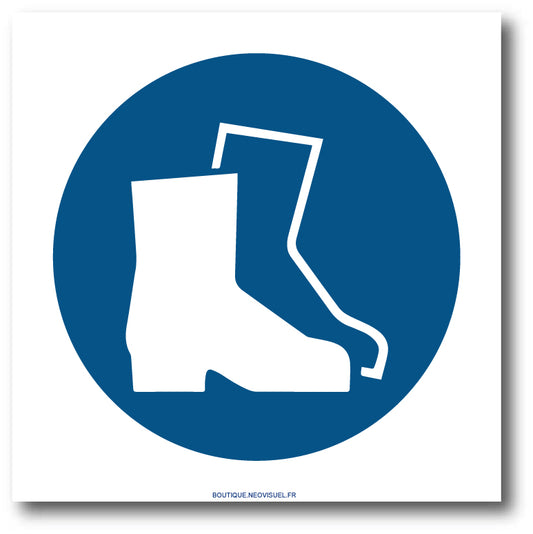 EPI port de chaussures de sécurité obligatoire