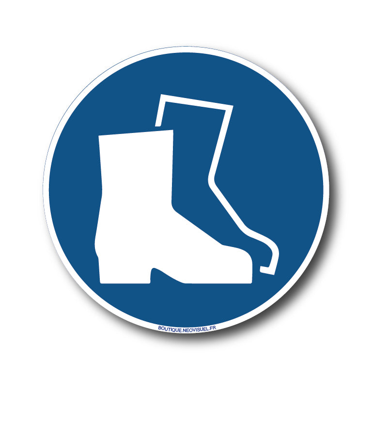 EPI port de chaussures de sécurité obligatoire