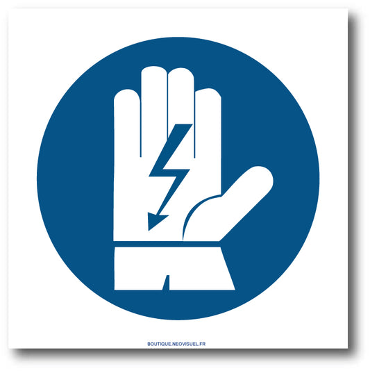 EPI port de gants électriques obligatoire
