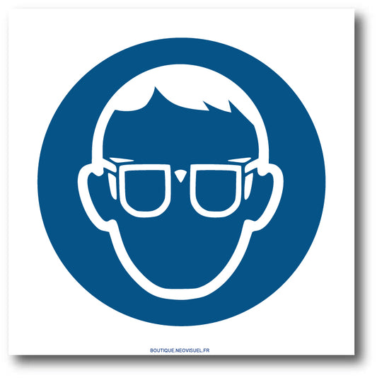 EPI port de lunettes de protection obligatoire