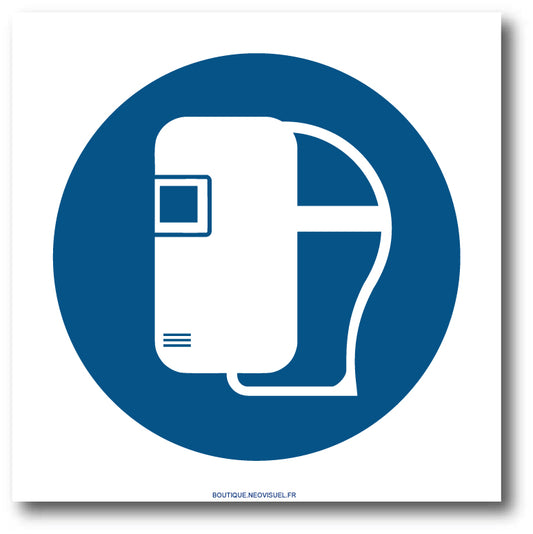 EPI port de casque de soudage obligatoire