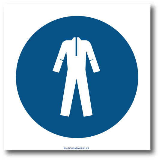 EPI port de vêtement de travail obligatoire